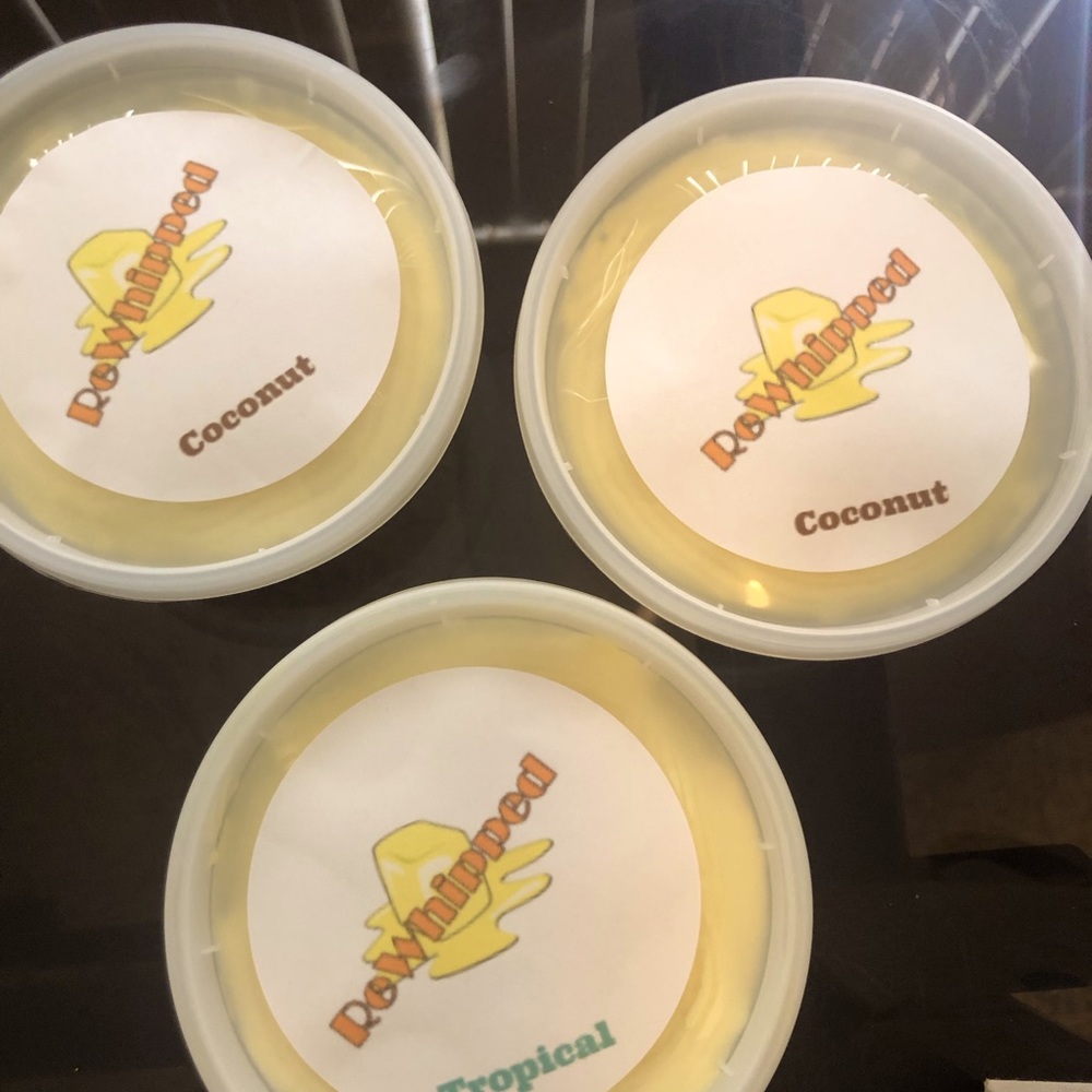 Whipped shea butter. ReWhipped is a homemade whipped shea butter. 12oz